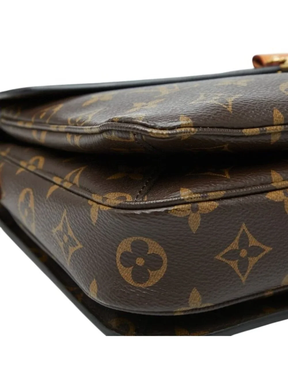 Louis Vuitton Monogram Pochette Metis MM 2-Way Shoulder Bag Brown Leather
